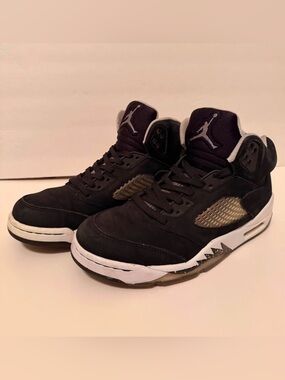 Air Jordan 5 Retro Oreo Black Cool Grey White Men’s Size 8 Sneakers